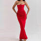 Sexy figurbetontes Maxikleid mit Korsett und Fischschwanzsaum👗
