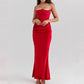 Sexy figurbetontes Maxikleid mit Korsett und Fischschwanzsaum👗