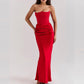 Sexy figurbetontes Maxikleid mit Korsett und Fischschwanzsaum👗