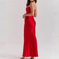 Sexy figurbetontes Maxikleid mit Korsett und Fischschwanzsaum👗