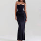 Sexy figurbetontes Maxikleid mit Korsett und Fischschwanzsaum👗