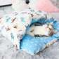 Pousbo® Bewegliches Winter-Warmes Katzenhaus Kleines Haustierbett