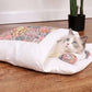 Pousbo® Bewegliches Winter-Warmes Katzenhaus Kleines Haustierbett