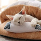 Pousbo® Bewegliches Winter-Warmes Katzenhaus Kleines Haustierbett