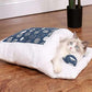 Pousbo® Bewegliches Winter-Warmes Katzenhaus Kleines Haustierbett