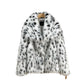 Damenmodejacke aus warmer Kunstfelloptik