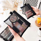 Portable Mesh Cosmetics Storage Bag