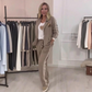 ✨Gestreiftes 2-teiliges Set (Blazer + Hose): Modisch & Praktisch für Freizeit & Beruf✈️Kostenloser Versand✈️