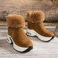 🔥Begrenzte Stückzahl verfügbar 50 % Rabatt✨Damenstiefeletten mit dicker Sohle und Futter👢