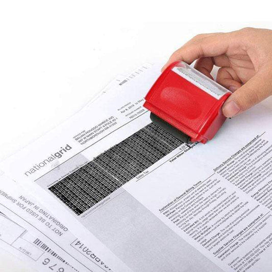 Schutz-Rollenstempel gegen Identitätsdiebstahl