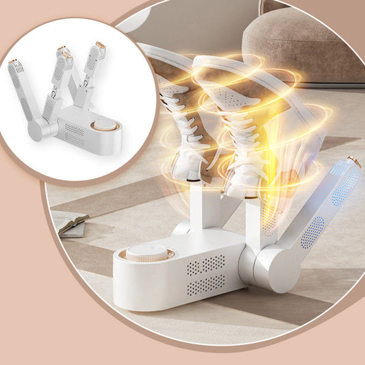 Tragbare faltbare Schuhrockner mit Timer
