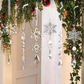 🎅🎄Winter-Neujahrs-Party-Zubehör-Set ❄️ Kristallene Weihnachts-Schneeflocken-Dekorationen