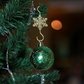 Christmas Snowflake Metal S-Shaped Hanging Ornament