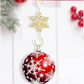 Christmas Snowflake Metal S-Shaped Hanging Ornament