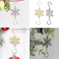 Christmas Snowflake Metal S-Shaped Hanging Ornament