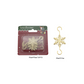 Christmas Snowflake Metal S-Shaped Hanging Ornament