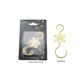 Christmas Snowflake Metal S-Shaped Hanging Ornament