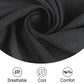 Damen-Freizeit-Yogahose mit hohem Bund aus Stretchmaterial in Uni-Farbe