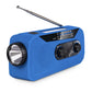 Notfall-Solar-Kurbelradio mit Taschenlampe