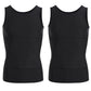 Einfarbiges Herren-Kompressions-Tanktop mit Bauchkontrolle