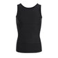 Einfarbiges Herren-Kompressions-Tanktop mit Bauchkontrolle
